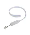 Nastro da collo con moschettone con funzione di cavo di ricarica con prese Micro-USB/Light