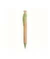 Penna a scatto in bamboo, paglia di grano (50%) e PP (50%)