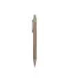 Penna a scatto  in carta riciclata con dettagli  in  paglia di grano (50%) PP (50%)