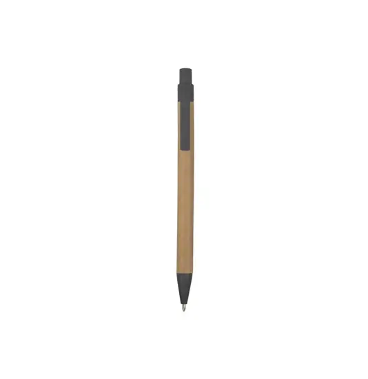 Penna a scatto  in carta riciclata con dettagli  in  paglia di grano (50%) PP (50%)