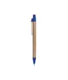 Penna a scatto, in cartoncino, con clip in legno
