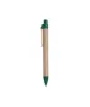 Penna a scatto, in cartoncino, con clip in legno