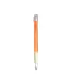 Penna a scatto, in plastica ABS, con impugnatura gommata e clip trasparente