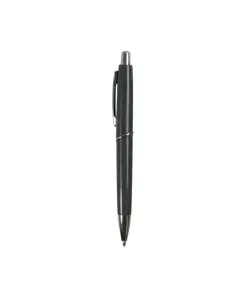 Penna a scatto in plastica ABS, fusto colorato e clip in metallo, refill jumbo