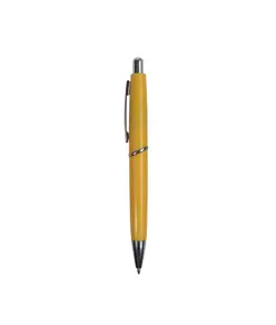 Penna a scatto in plastica ABS, fusto colorato e clip in metallo, refill jumbo