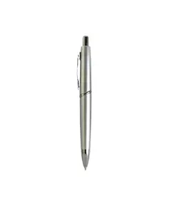 Penna a scatto in plastica ABS, fusto colorato e clip in metallo, refill jumbo