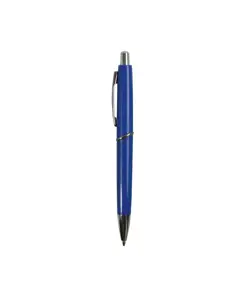 Penna a scatto in plastica ABS, fusto colorato e clip in metallo, refill jumbo