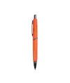 Penna a scatto in plastica ABS, fusto colorato e clip in metallo, refill jumbo