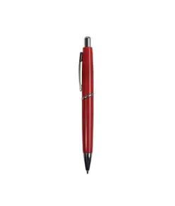 Penna a scatto in plastica ABS, fusto colorato e clip in metallo, refill jumbo