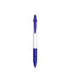 Penna a scatto in plastica con 3 refill dei colori blu, nero e rosso
