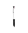 Penna a scatto in plastica con 3 refill dei colori blu, nero e rosso