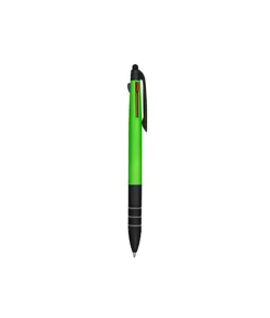 Penna a scatto in plastica con 3 refill dei colori blu, nero e rosso