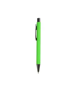 Penna a scatto in plastica con clip in metallo