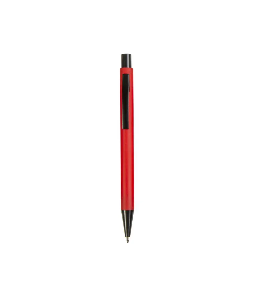 50 pezzi Penna a scatto in plastica con clip in metallo