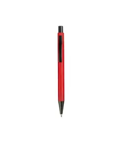 Penna a scatto in plastica con clip in metallo