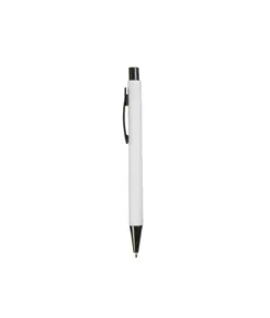 Penna a scatto in plastica con clip in metallo