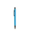 Penna a scatto in plastica con clip in metallo