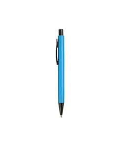 Penna a scatto in plastica con clip in metallo