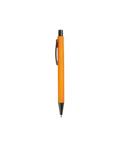 Penna a scatto in plastica con clip in metallo