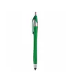 Penna a scatto in plastica con gommino per touch screen