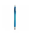 Penna a scatto in plastica con gommino per touch screen