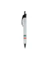 Penna a scatto in plastica con impugnatura tricolore (Italia, Francia, Spagna)