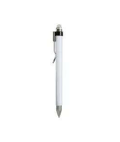 Penna a scatto plastica con inchiostro cancellabile e clip in metallo