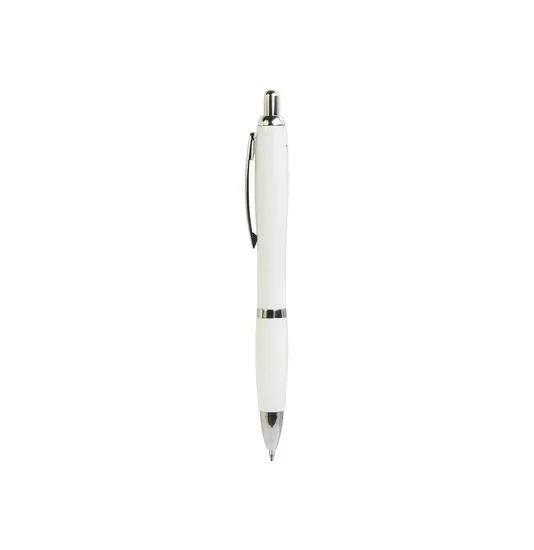 Penna a sfera in ABS con fusto antibatterico.Clip in metallo. ISO 22196.