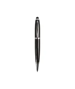 Penna a sfera in plastica inchiostro nero con chiavetta USB 4 Gb e touch screen