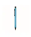 Penna in alluminio con clip nera in metallo