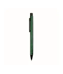 Penna in alluminio con clip nera in metallo