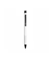 Penna in alluminio con clip nera in metallo