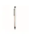 Penna in alluminio con clip nera in metallo