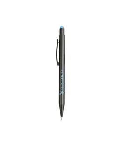 Penna  in alluminio. Il logo inciso a laser diventa dello stesso colore del touch screen.