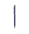 Penna twist con fusto e clip in metallo, con gommino per toch screen in tinta