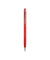 Penna twist con fusto e clip in metallo, con gommino per toch screen in tinta