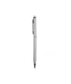 Penna twist con fusto e clip in metallo, con gommino per toch screen in tinta