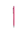Penna twist con fusto e clip in metallo, con gommino per toch screen in tinta
