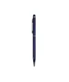 Penna twist con fusto e clip in metallo, con gommino per toch screen in tinta