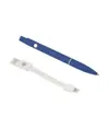 Penna twist in alluminio con clip che si trasforma in cavo di ricarica USB/Lightning/micro