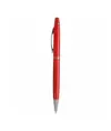 Penna twist in metallo colorata, con gommino per touch screen in tinta