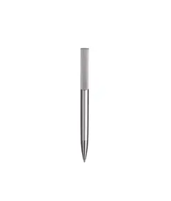Penna twist in plastica con fusto metallizzato, stand portacellulare