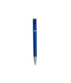 Penna twist in plastica con fusto metallizzato, stand portacellulare