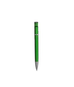 Penna twist in plastica con fusto metallizzato, stand portacellulare