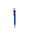 Penna twist in plastica con fusto metallizzato, stand portacellulare