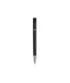 Penna twist in plastica con fusto metallizzato, stand portacellulare
