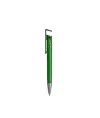 Penna twist in plastica con fusto metallizzato, stand portacellulare