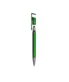 Penna twist in plastica con fusto metallizzato, stand portacellulare