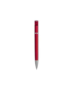 Penna twist in plastica con fusto metallizzato, stand portacellulare
