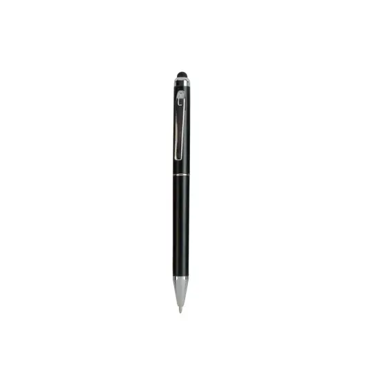 Penna twist in plastica con gommino per touch screen
